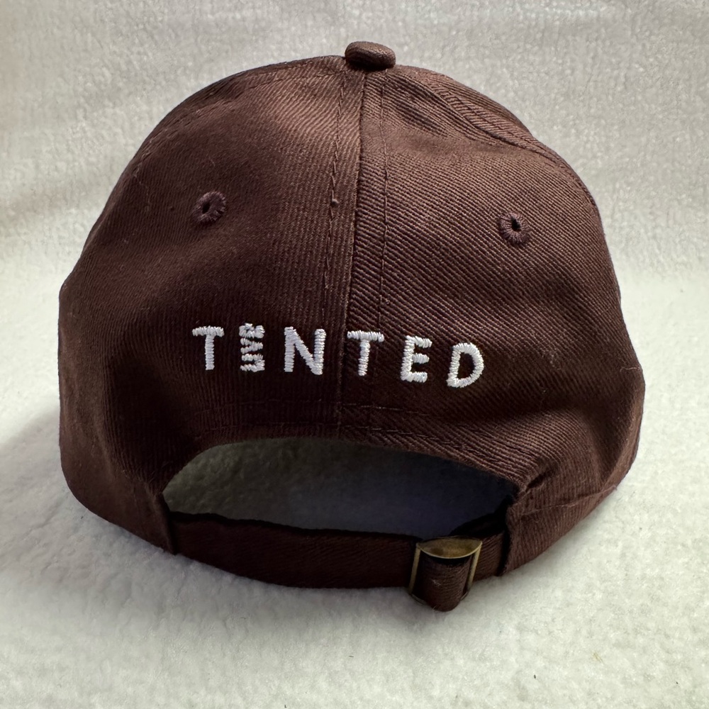 Live Tinted No Shade Brown Adjustable Buckle Baseball Cap - Picture 4 of 12
